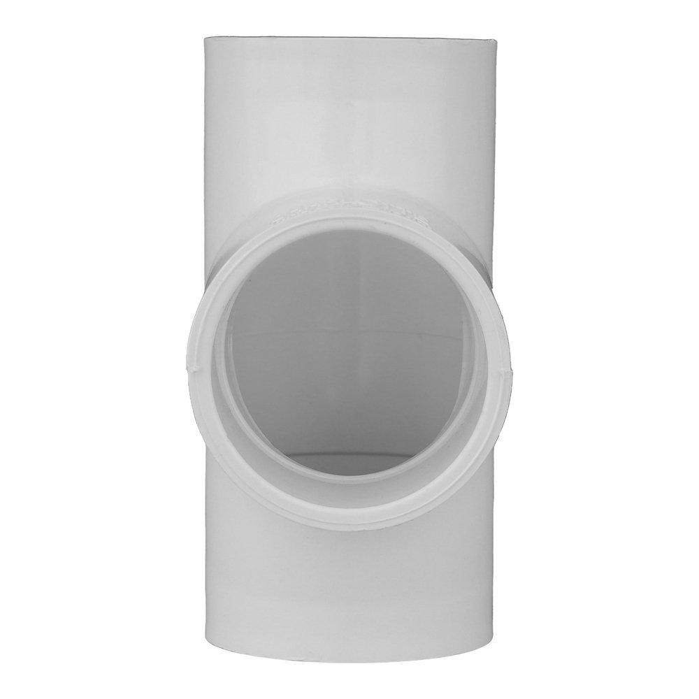 White PVC Schedule 40 Tee 