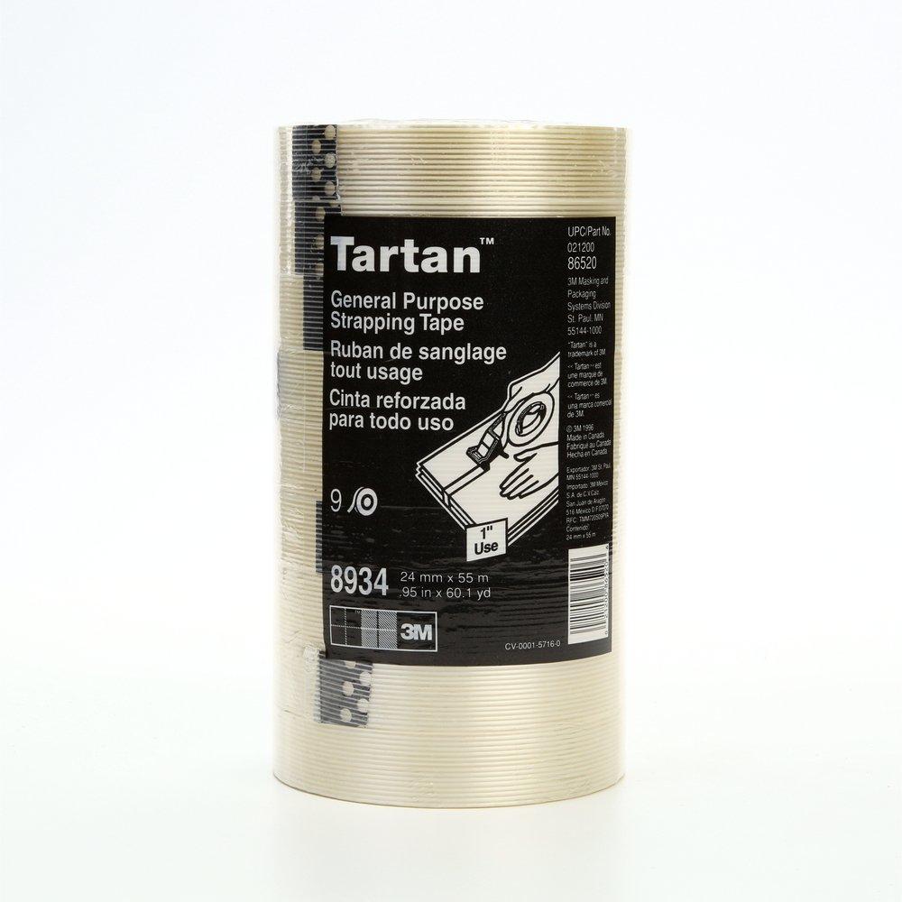Tartan&trade; Clear 55m Filament Tape 