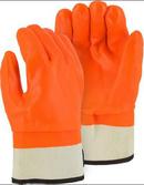Majestic Glove Orange Plastic Winter Monkey Grip Gloves 