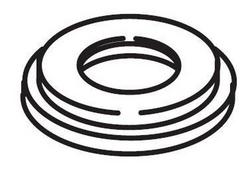 Round Replacement Escutcheon in Chrome