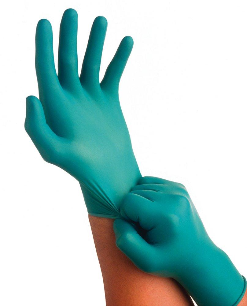 Ansell Occupational Healthcare Green 4.9 mil Rubber Agriculture and Automotive Disposable Gloves in Green 