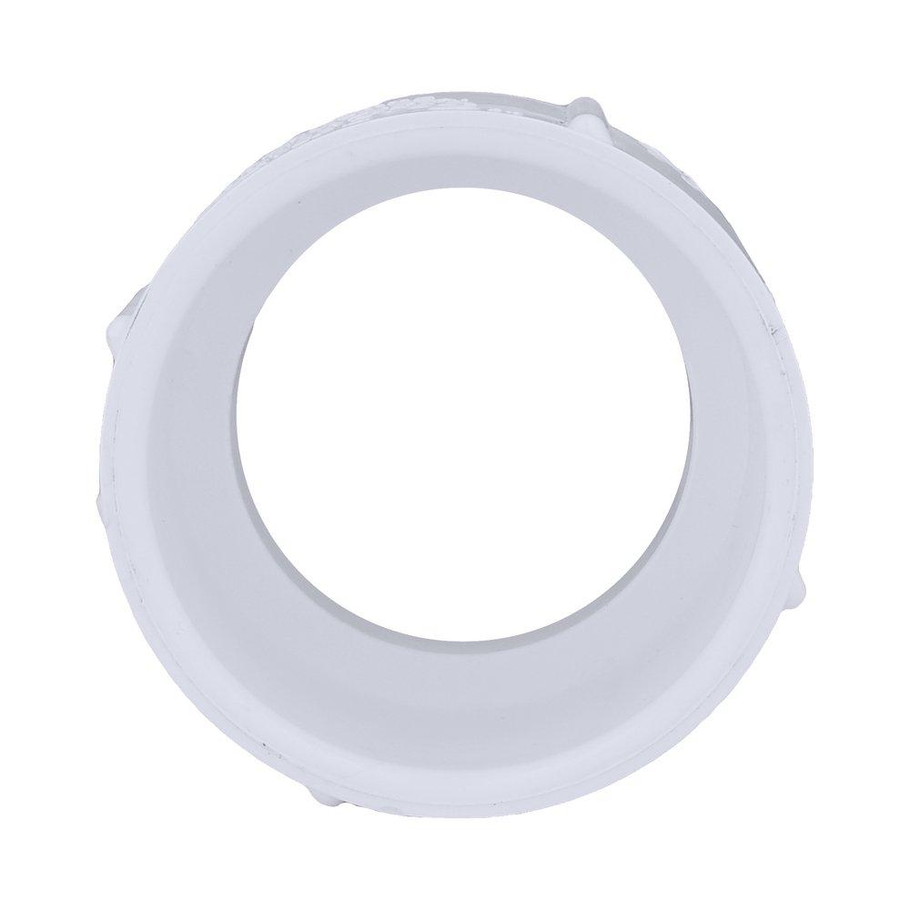 White PVC Schedule 40 Male Adapter 