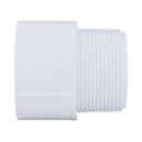 White PVC Schedule 40 Male Adapter 