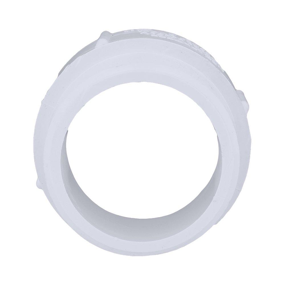 White PVC Schedule 40 Male Adapter 