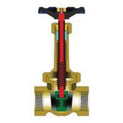 1/2 in. Bronze Standard Port Threaded Gate Valve