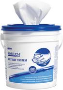 Kimtech&trade; White 12 x 6 in. Meltblown Wipe (Case of 6) 