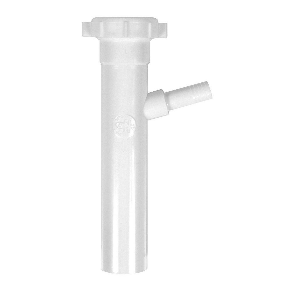 Dearborn White Slip-Joint Tailpiece in White 