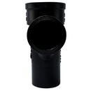 Black Combination Service Cast Iron Long T-Wye 