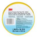 TAPE 764 YEL VINYL 1 X 36YD 