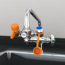 Guardian Equipment Chrome Plated Faucet Mounted Eyewash 3 in. Adjustable 