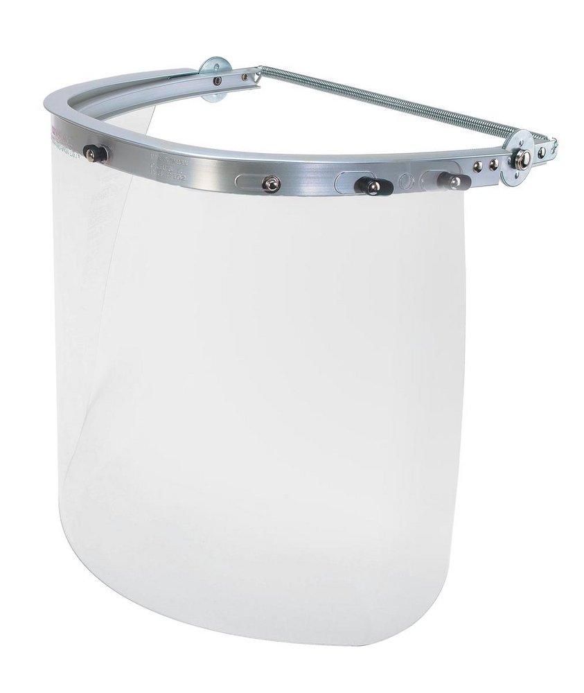 Crews Silver Aluminum Face Shield Bracket for Hardhat 