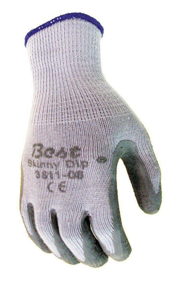 Showa Best Glove Grey Rubber and Latex Coated Gloves 