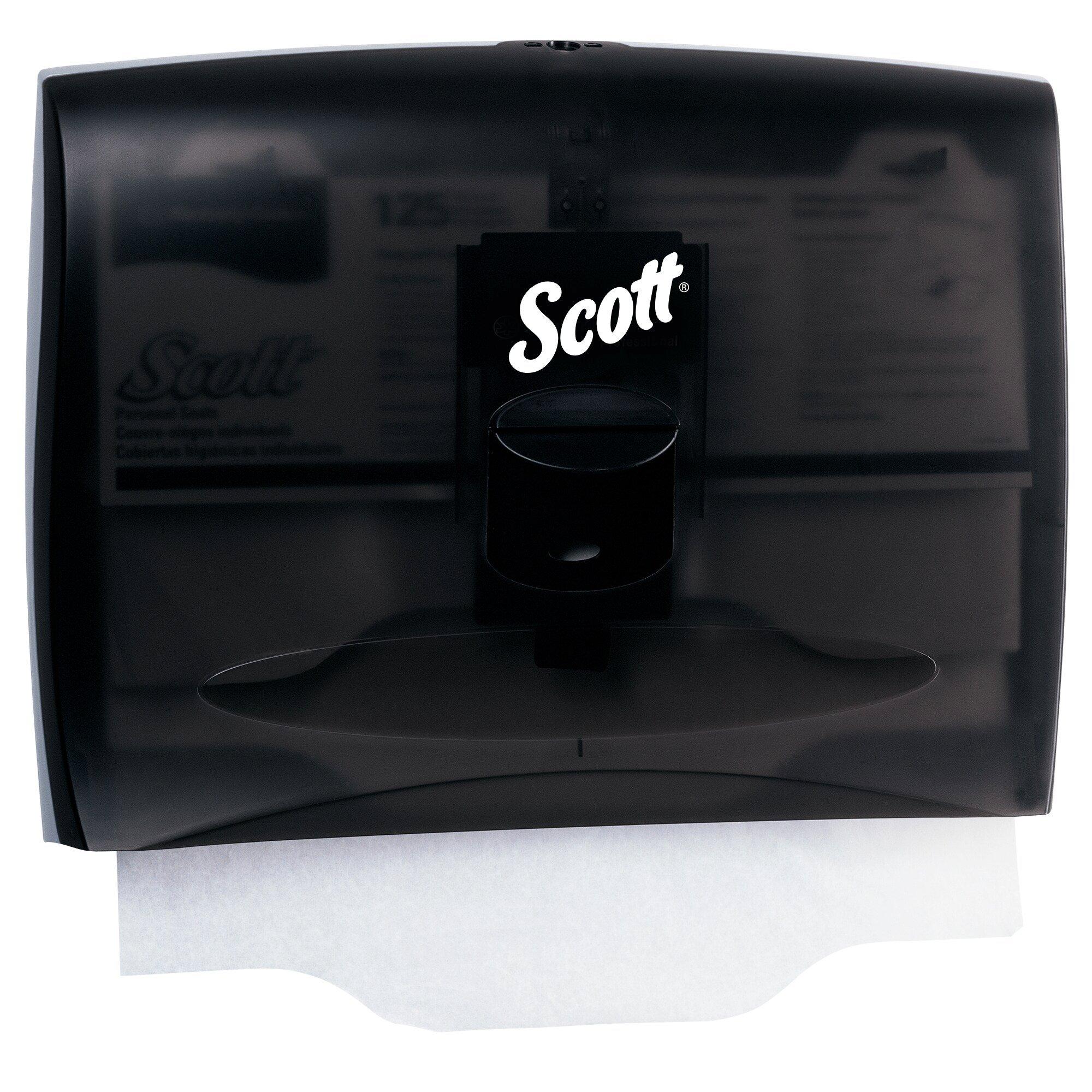 Scott&reg; Black Closet Seat Cover Dispenser 