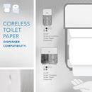 Scott&reg; White 4 in. 2-Ply Bathroom Tissue in White (Case of 36) 