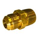 5/8 x 3/4 in. Flared x MIP Reducing Brass Adapter