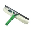 14 in. Black, Green and White Plastic Squeegee