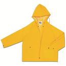 L Size Raincoat with Hood in Yellow