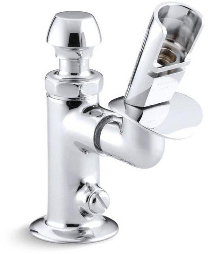 KOHLER Polished Chrome Push Button Handle Bubbler 