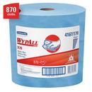 13-2/5 x 12-2/5 in. Fiber and Polypropylene Wipes in Blue