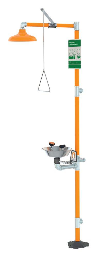 Guardian Equipment Orange Safety Station with Eye and Face Wash 
