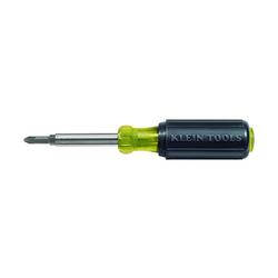Manual 4 in. Slotted 1 Piece Screwdriver