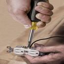Klein Tools Black Manual Slotted 1 Piece Screwdriver 