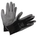 Size 8 Plastic Glove in Black, Grey and White