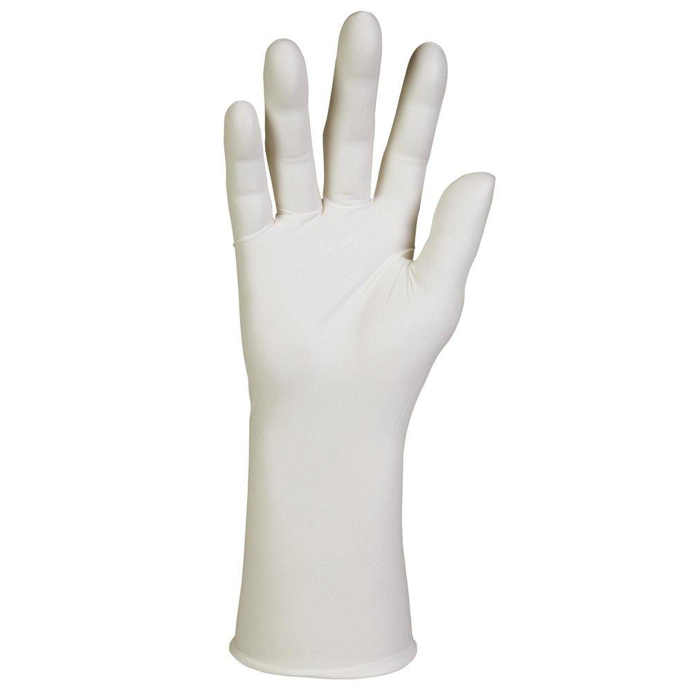 Kimberly Clark White Nitrile Disposable Ambidextrous Gloves in White (Case of 1000) 