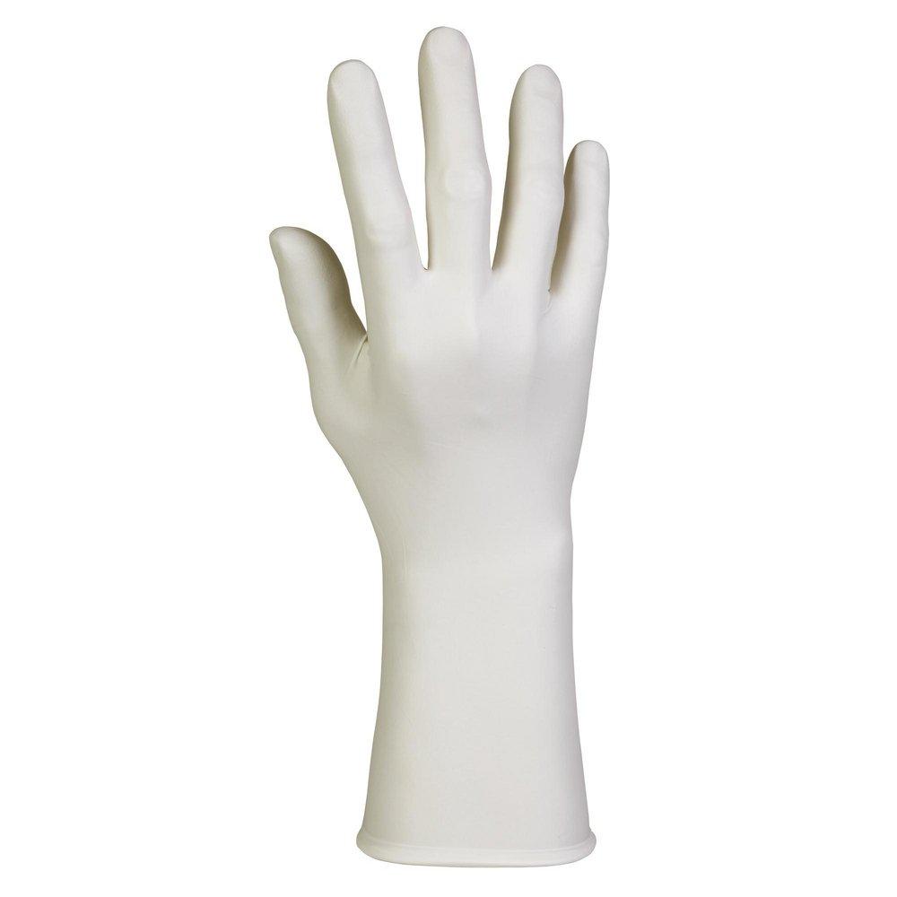 Kimberly Clark White Nitrile Disposable Ambidextrous Gloves in White (Case of 1000) 