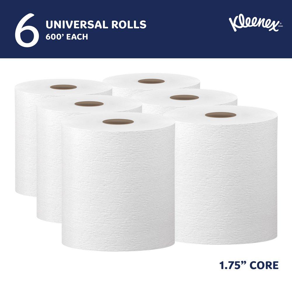 Scott&reg; White 8 in. Hard Roll Towel in White (Case of 6) 