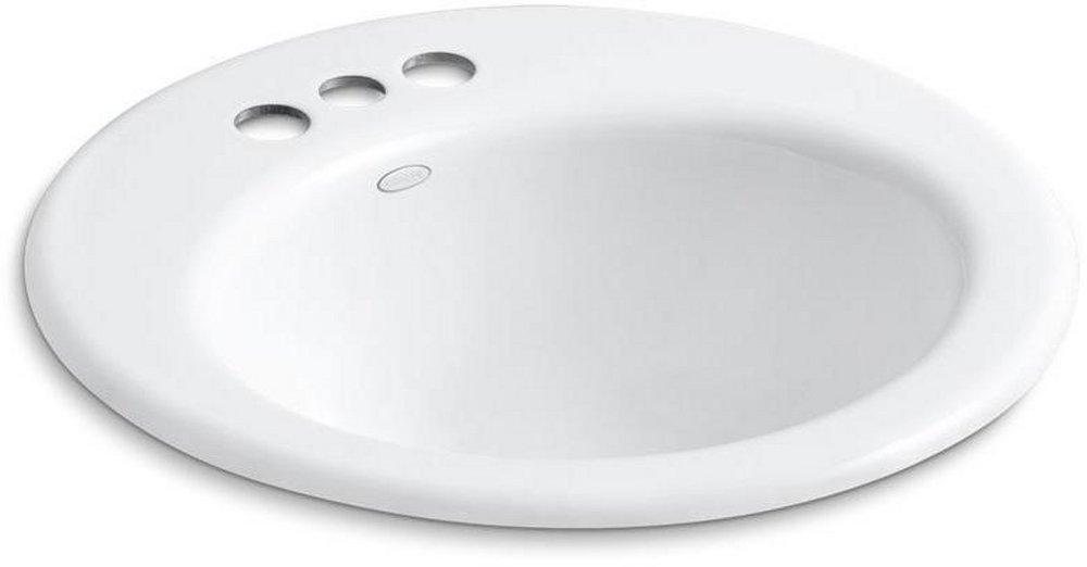 KOHLER White Drop-in Basin 