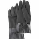 Size 10 Left Hand, Petrochemical and Chemical Heavy Weight Rough Glove in Black