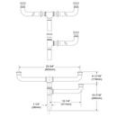 Elkay Chrome 1-1/2 Chrome CONT Waste Drain Connector 