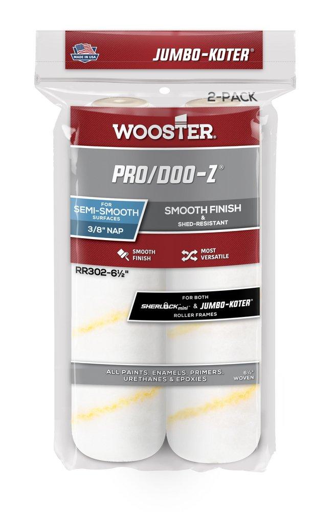 Wooster&reg; Plastic Woven Fabric Mini Roller Cover (Pack of 2) 