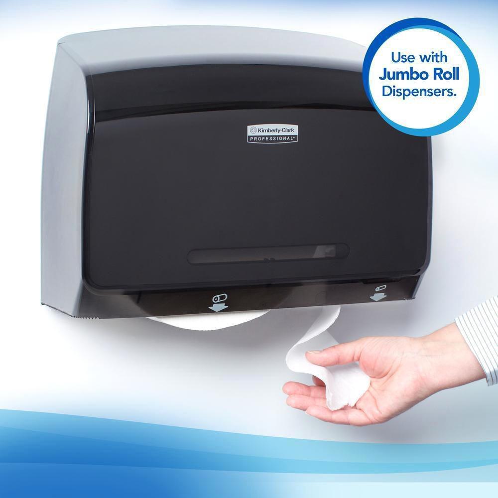 Scott&reg; White 2000 ft. x 3-11/20 in. Jumbo 1-Ply Bathroom Tissue in White 