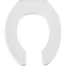 Bemis White Round Open Front 