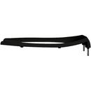 Bemis Black Elongated Open Front Toilet Seat (Less Cover) 