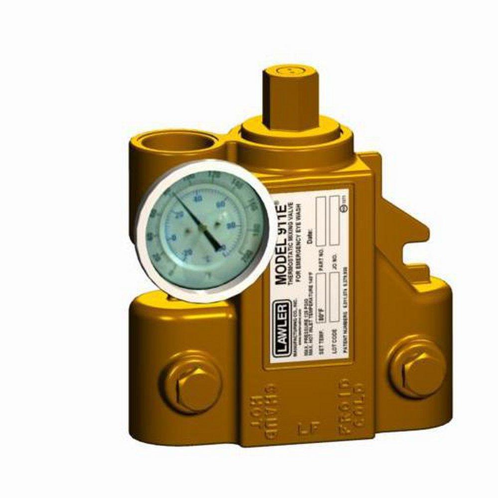 Lawler Manufacturing Thermostatic Eyewash Shower Mixing Valve 