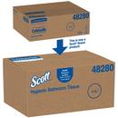 Scott&reg; White 4-1/2 in. 2-Ply Bathroom Tissue in White (Case of 36) 