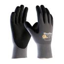 L Size Micro Foam and Nitrile Coated Glove in Grey and Black