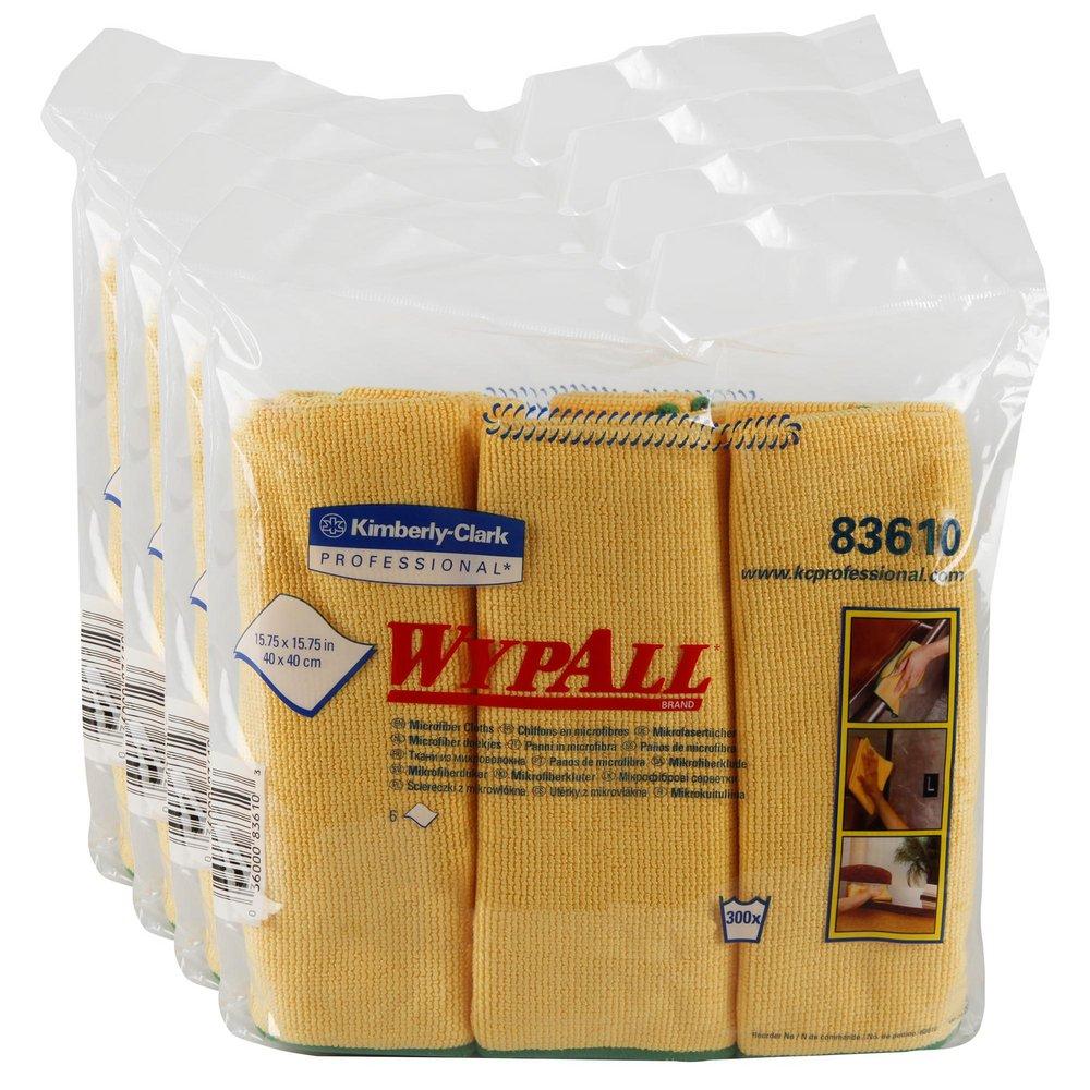 Kimberly Clark Gold 15-3/4 x 15-3/4 in. Cloth (24 Containers per Case, 6 Wipes per Containers, 4 Packs Per Case) 