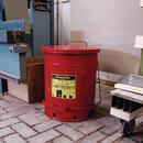 Justrite Red Powder Coated Oil Waste Can in Red 