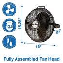 Air King America Inc 3-Blade Multi Mount Portable Fan 