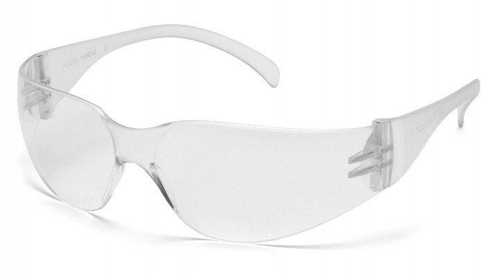 Pyramex&reg; Polycarbonate Safety Glasses with Clear Frame and Lens 