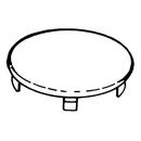 Moen Stainless 1-1/2 in. Hole Cover For Faucet 