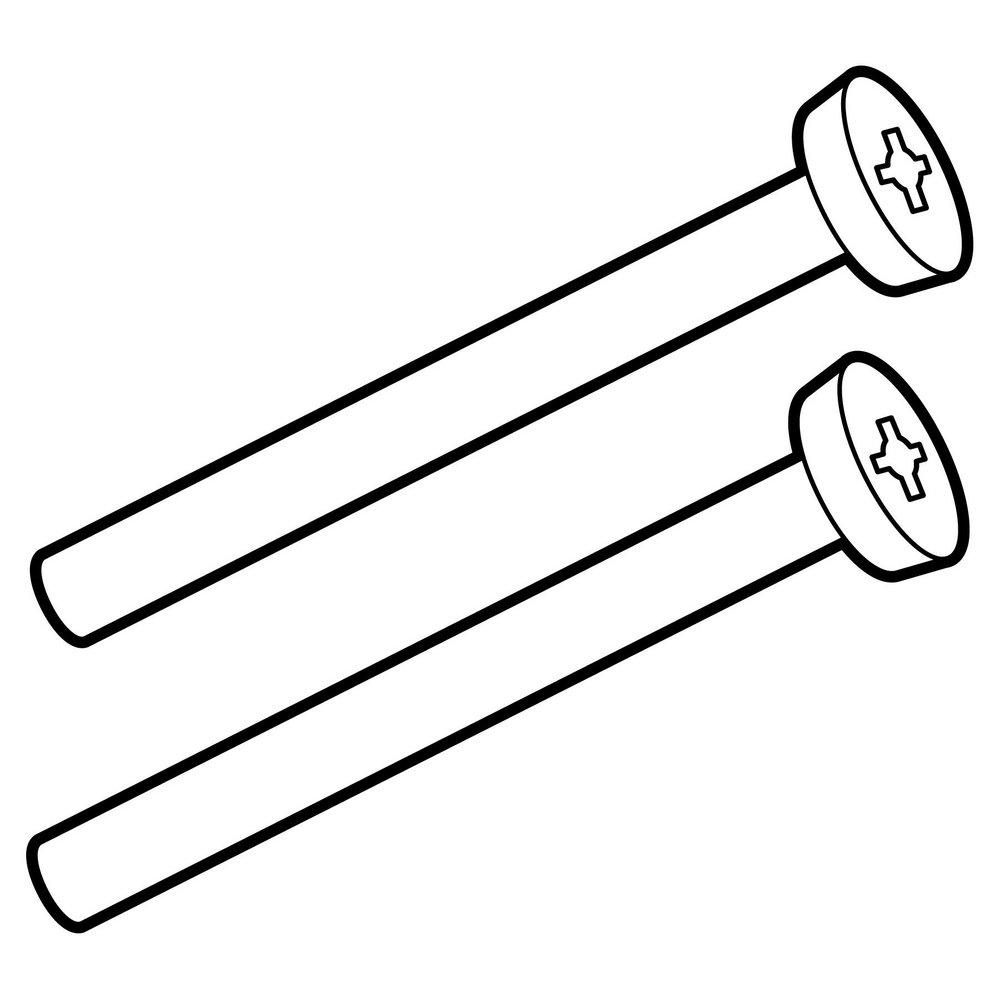 Moen Chrome Face Plate Screw Kit 