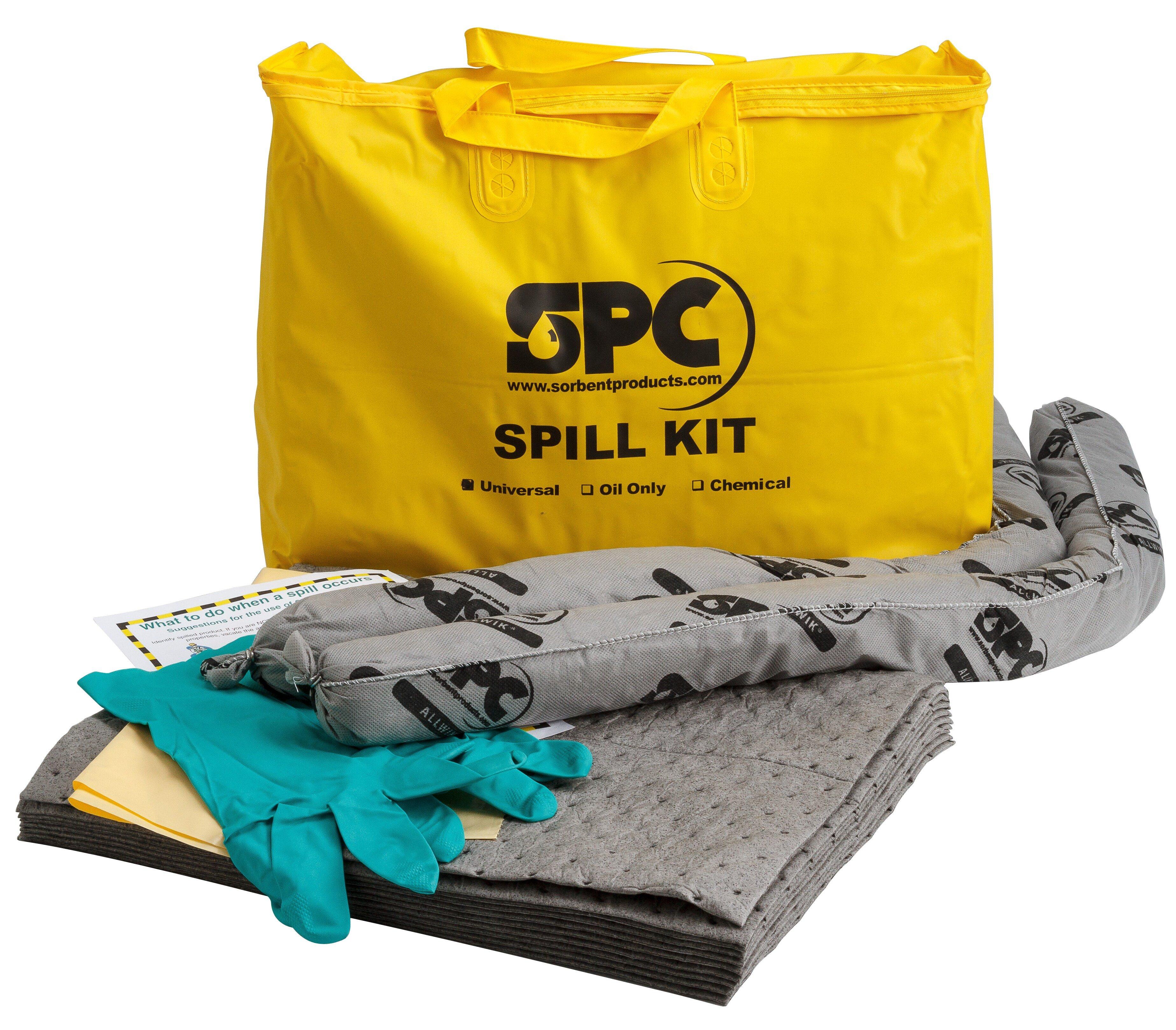 Brady Worldwide Yellow 4 x 16 x 20 in. Yellow Plastic Spill Kit (Case of 5) 
