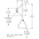 Speakman DuraJade&trade; Shower with Vertical Overhead Supply 