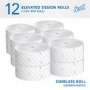 Scott® White 3-39/50 in. 2-Ply Bathroom Tissue in White (Case of 12) 