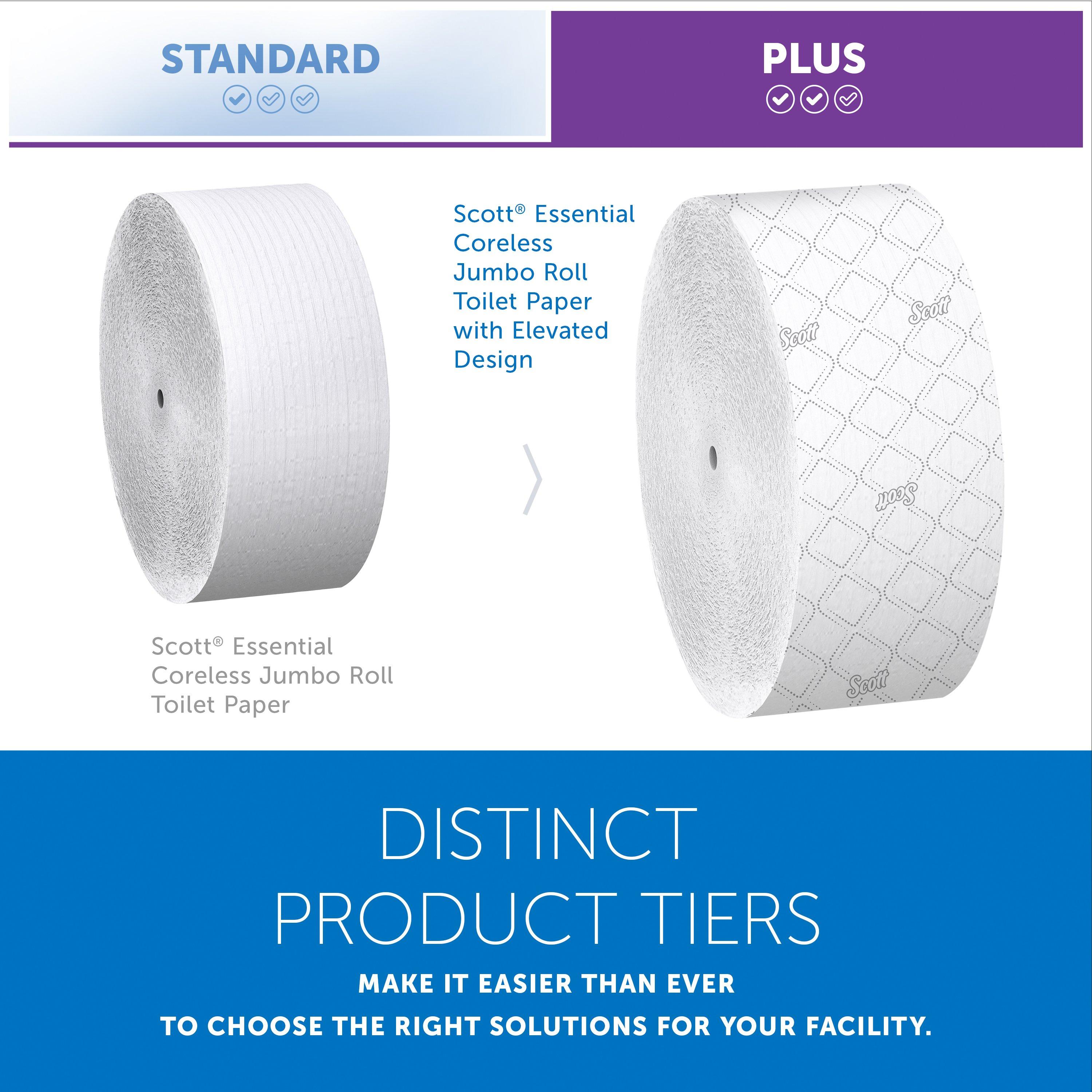 Scott&reg; White 3-39/50 in. 2-Ply Bathroom Tissue in White (Case of 12) 